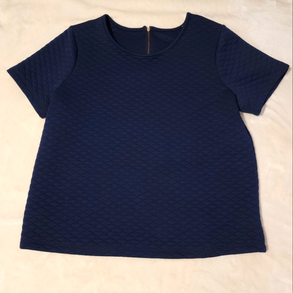 Navy Blue Top Size L